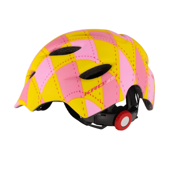 Kask rowerowy dziecięcy Kross Infano żółty r.XS